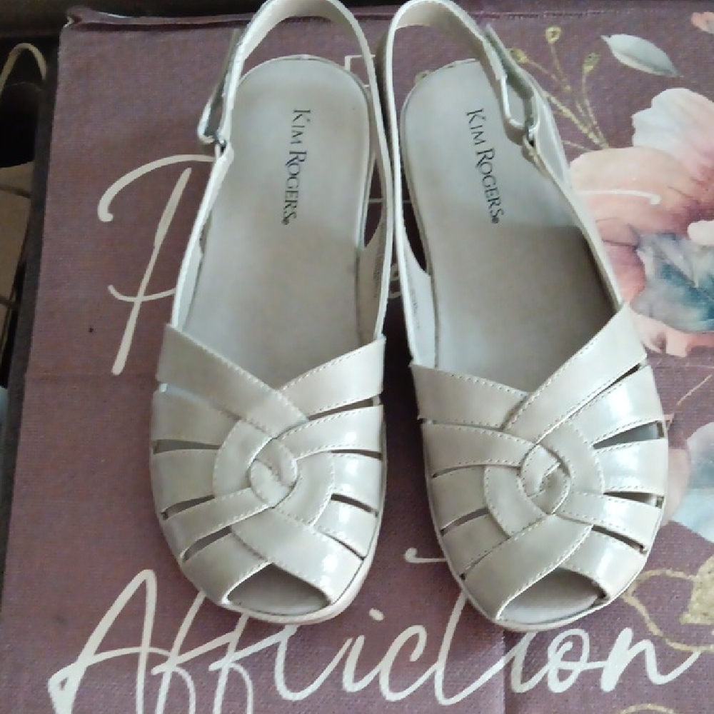 Kim Rogers Beige Women's Sandals